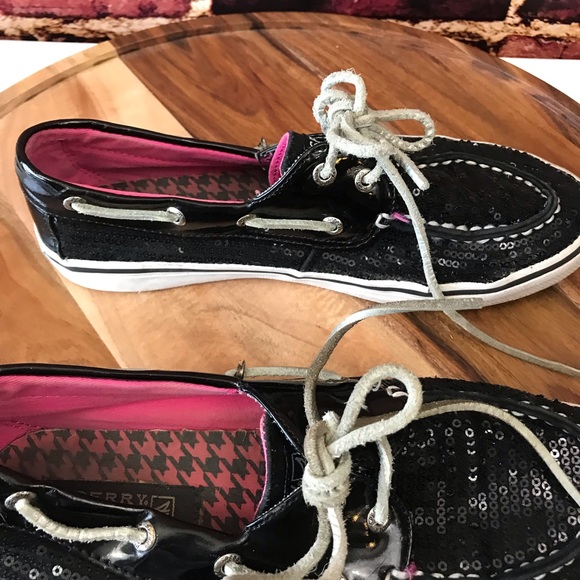 Sperry Top-side shoes Loafers Boat sparkle tie - Picture 6 of 8